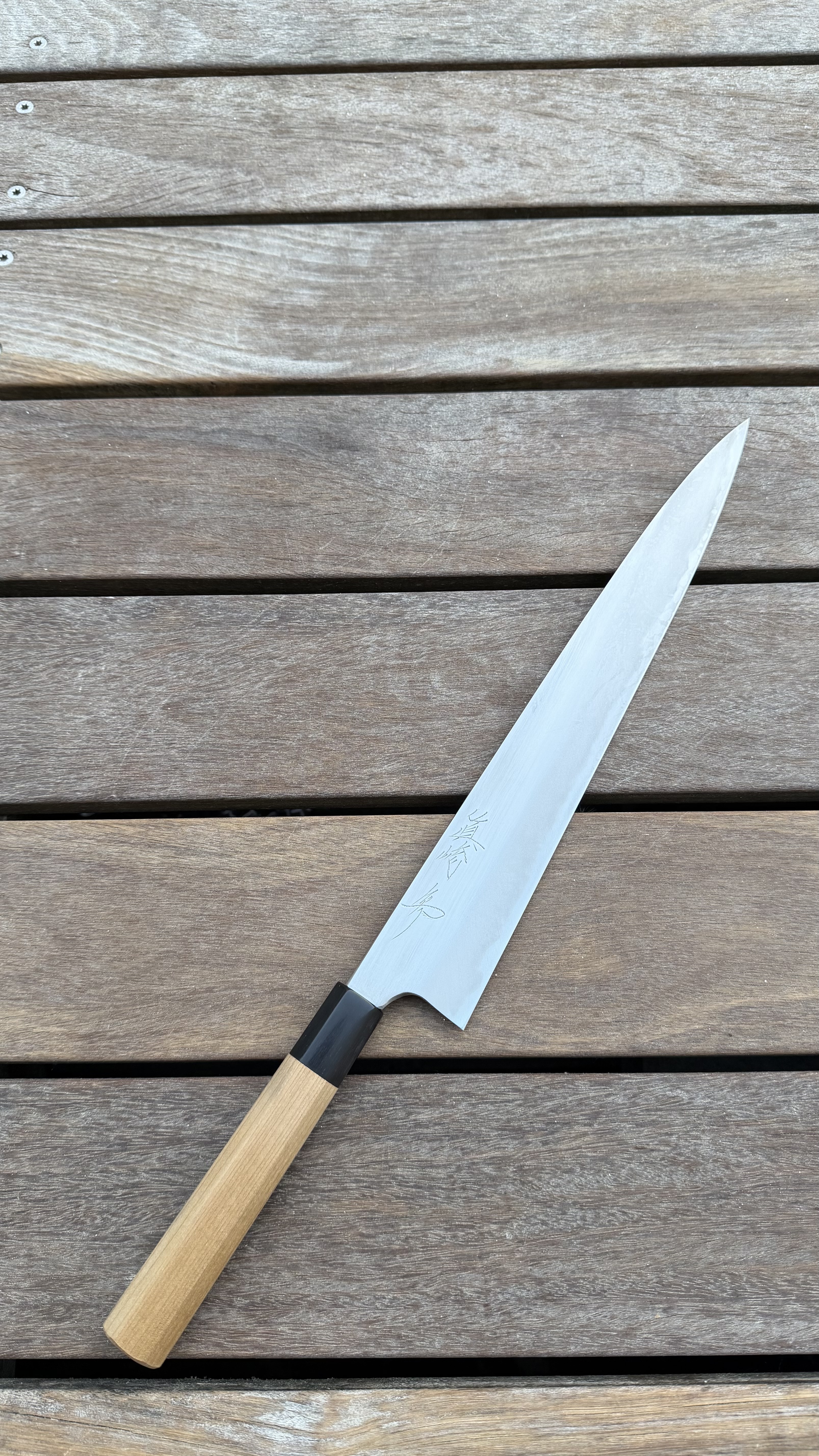 Naoki Mazaki Migaki sujihiki Shirogami #2 300mm
