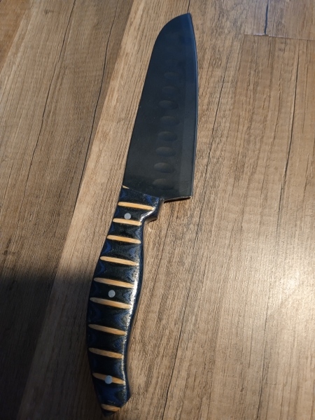 Damascus blade knife 
