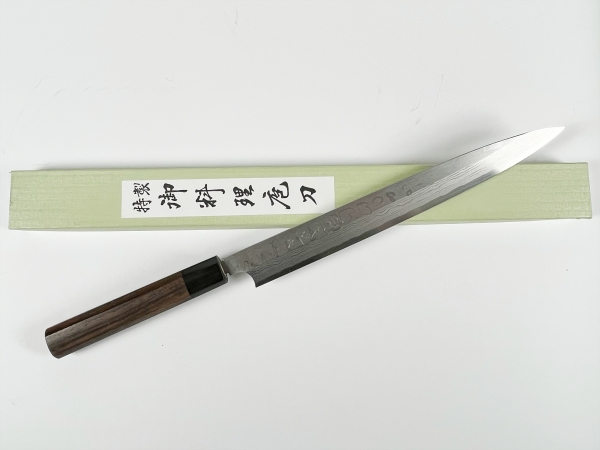 Hideo Kitaoka Shiro 2 Dam Yanagiba 300mm  BNIB Japanese Kitchen Knife