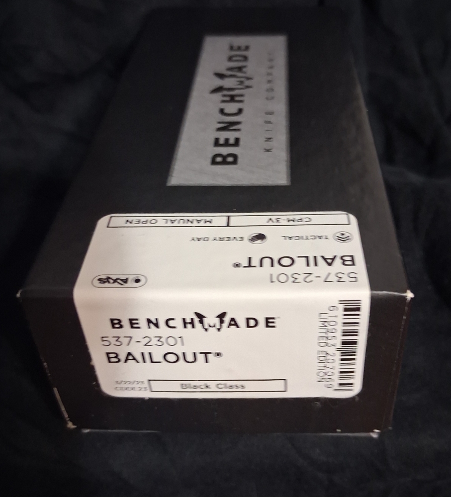 Benchmade -Bailout -  Unopened Box
