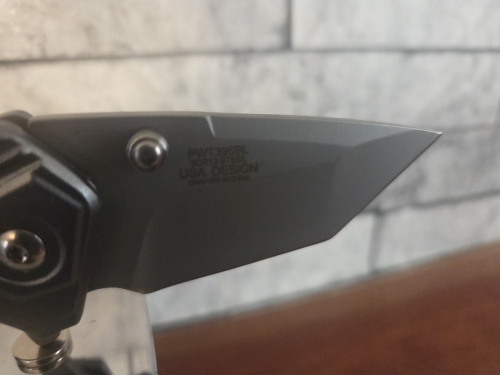 Wartech Blue Tanto Folding Knife - Tactical Pocket Utility Folder - BNIB