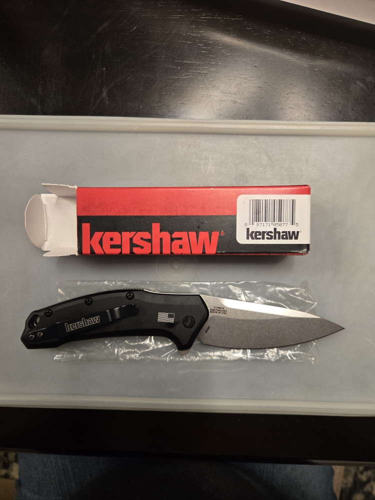 Kershaw Link 1776BLK Assisted Flipper Knife – Brand New In Box (Made in USA)