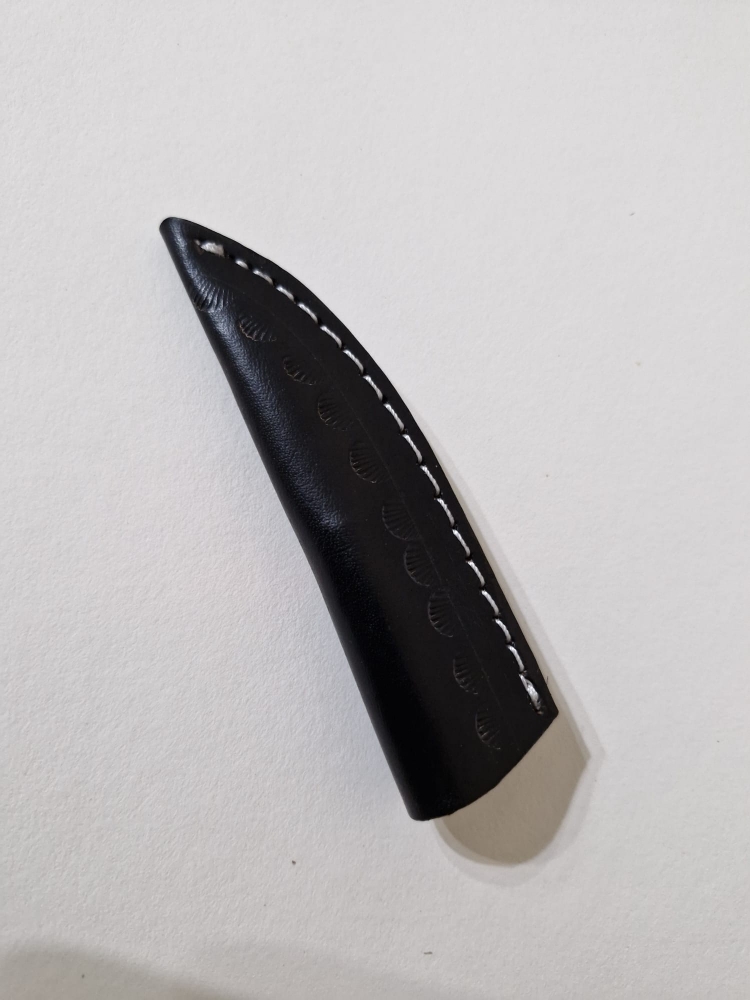 Premium Fixed-Blade Knife with Leather Sheath
