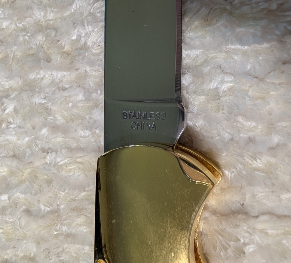 Franklin Mint Wild Turkey Folding Knife