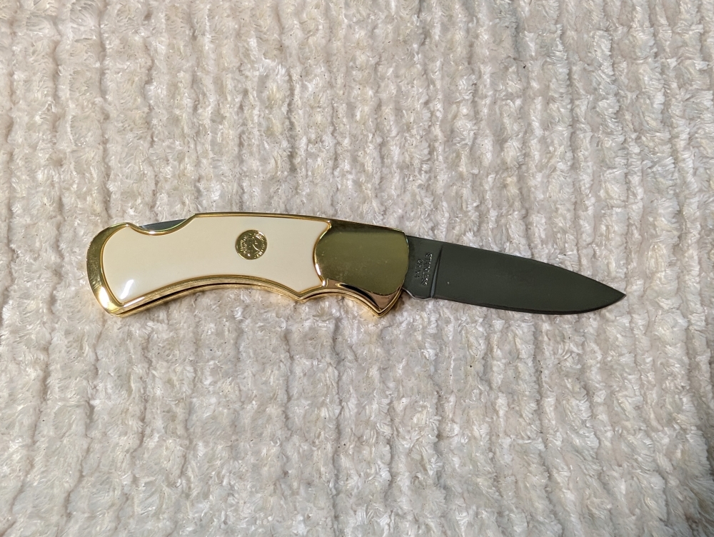 Franklin Mint Big Horn Ram Folding Knife 