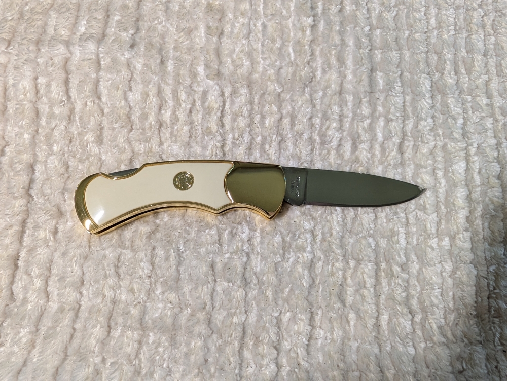 Franklin Mint Red Fox Folding Knife 
