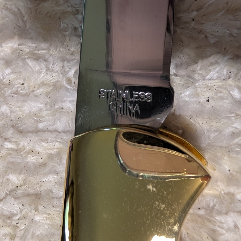 Franklin Mint Red Fox Folding Knife 