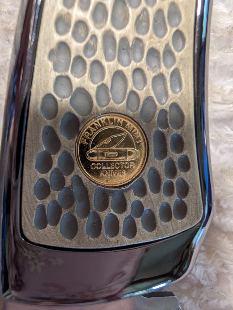 Franklin Mint Timber Wolf Folding Knife 