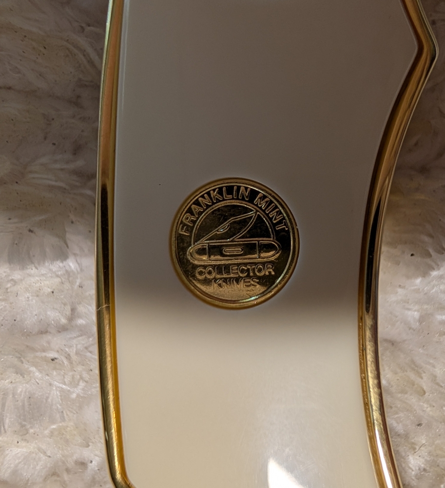Franklin Mint Wild Bird Pheasant Folding Knife 