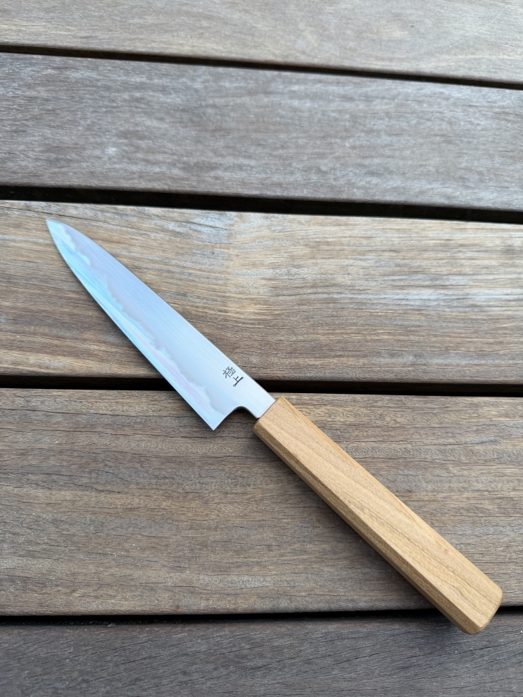 Baba Hamono Kagekiyo Gokujyo Shirogami #2 Sakura petty 150mm with saya