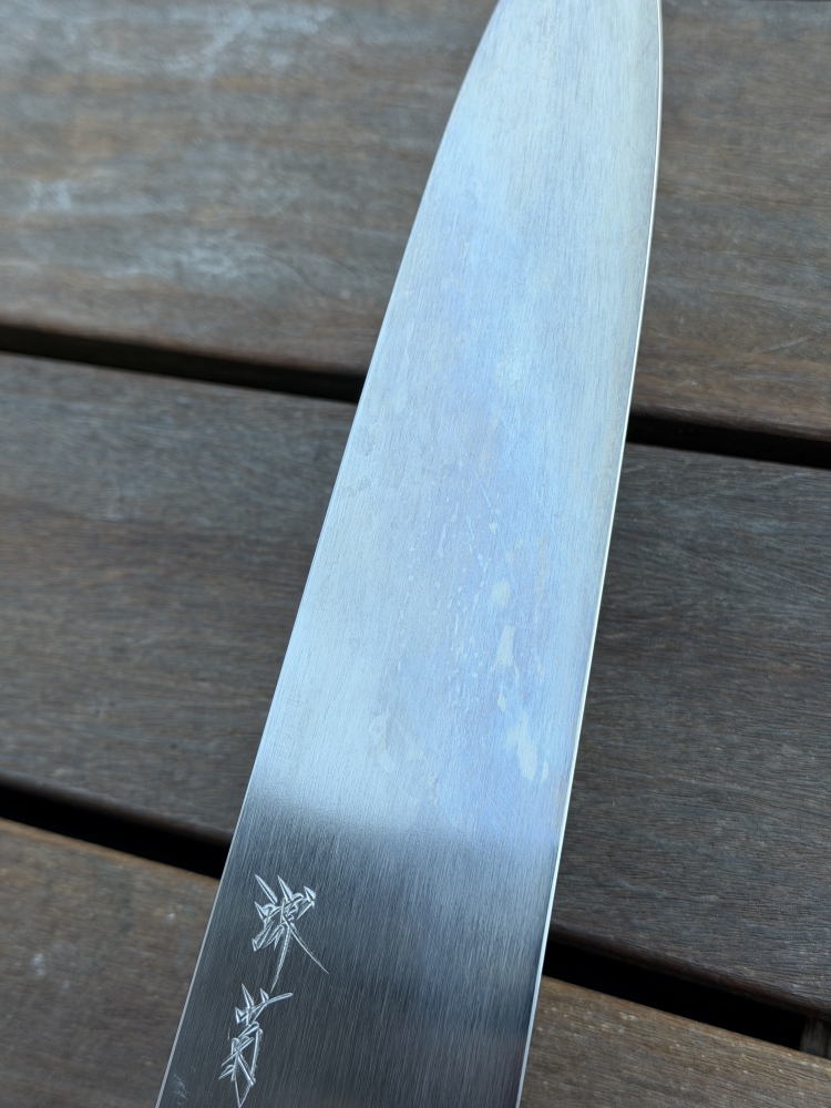 Kikumori Yoshikazu Tanaka Gokujyo Shirogami #2 gyuto 270mm