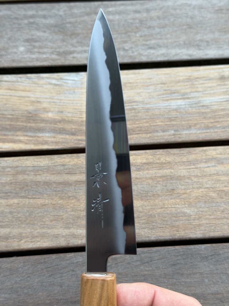 Baba Hamono Kagekiyo Gokujyo Shirogami #2 Sakura petty 150mm with saya