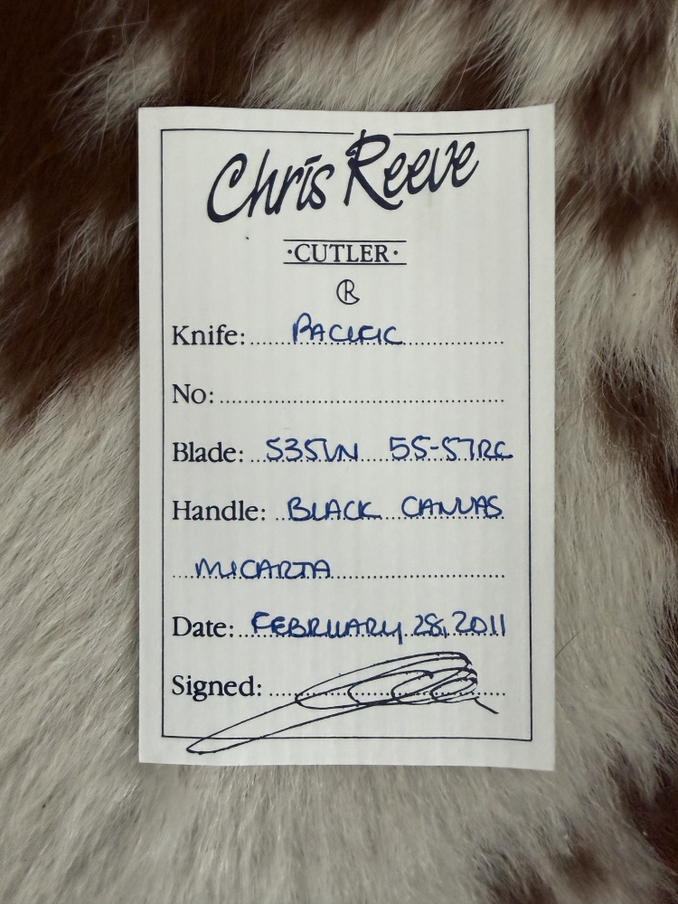 Chris Reeve Pacific Knife