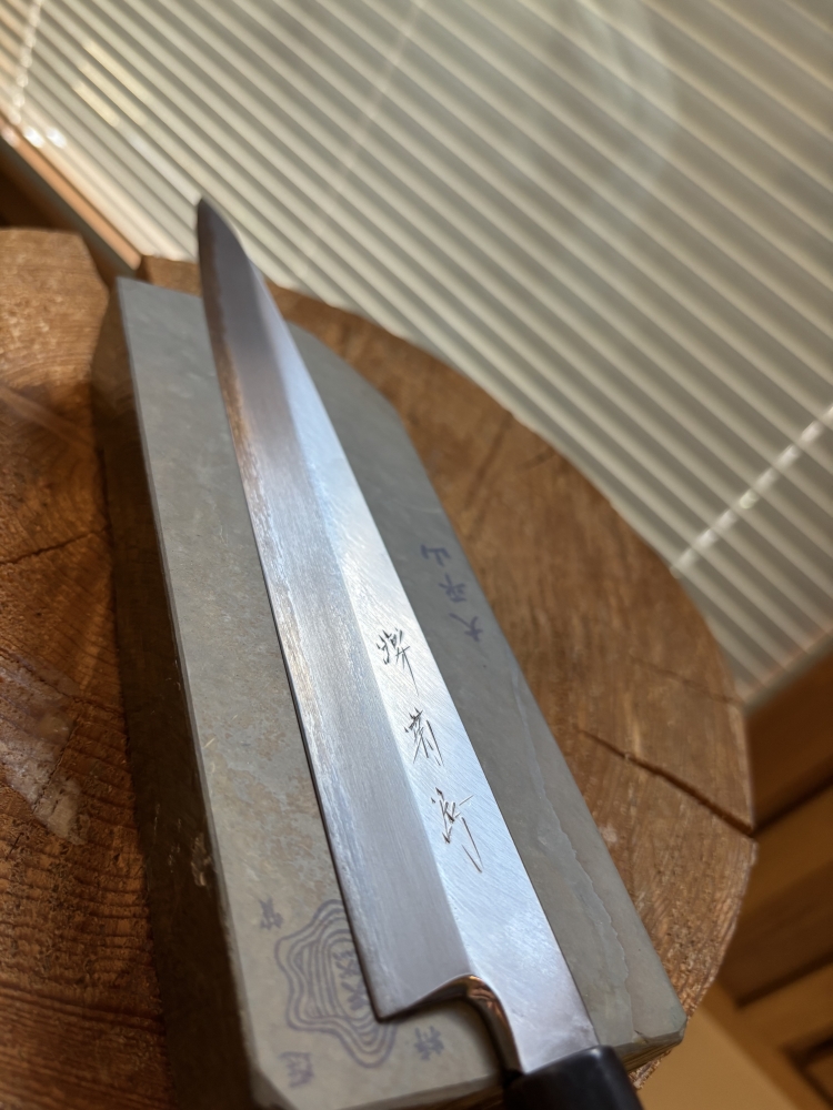 Sakai Kikumori Left handed yanagiba 270mm shirogami 2