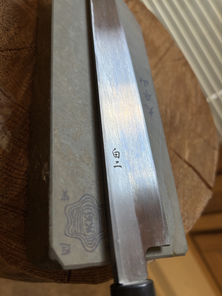 Sakai Kikumori Left handed yanagiba 270mm shirogami 2