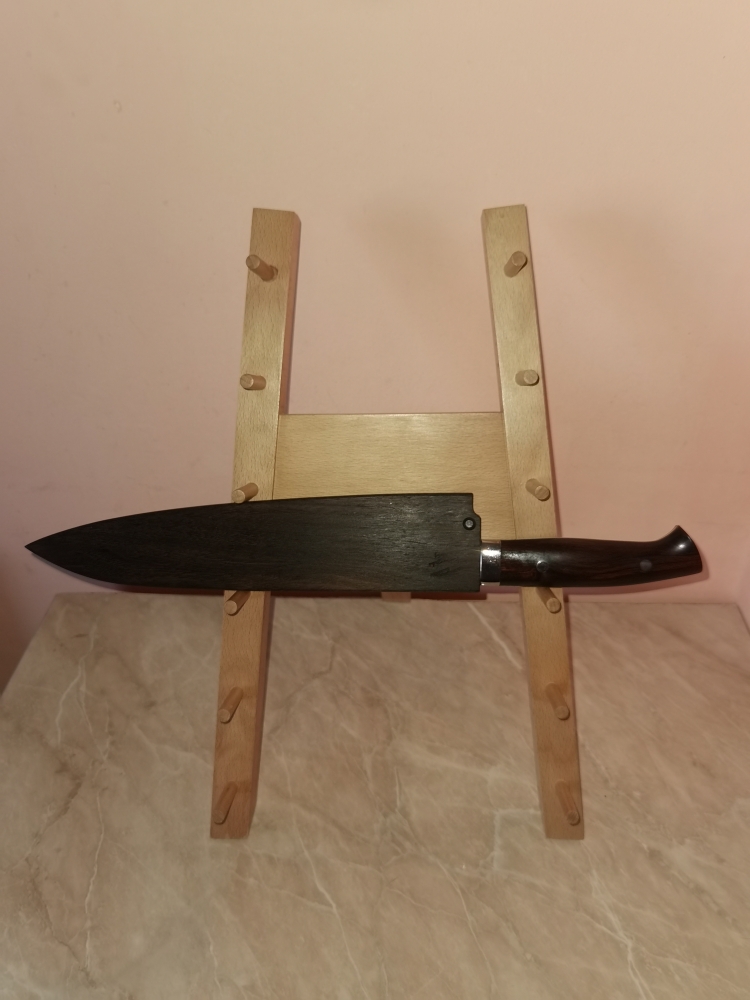 Takeshi Saji SRS13 Ironwood Gyuto 240mm with Saya Yu Kurosaki 240mm walnut wood and pin