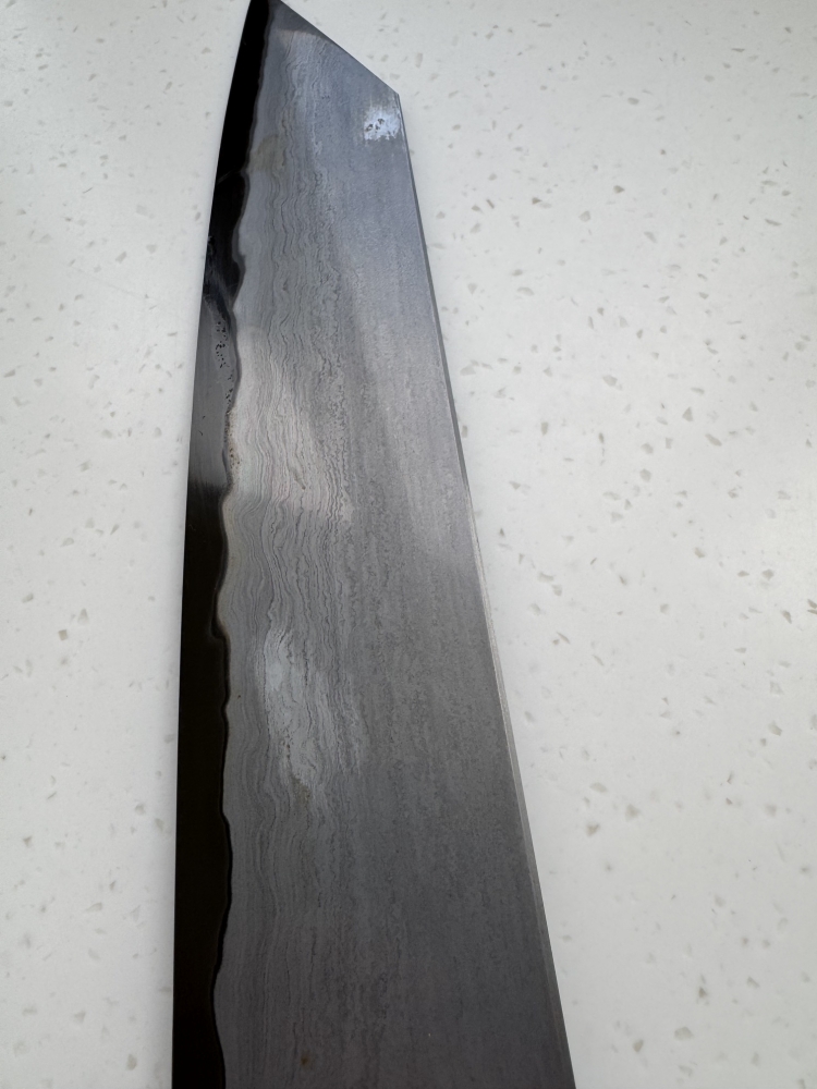 Tetsujin Blue #2 Metal Flow Kiritsuke Gyuto 240mm