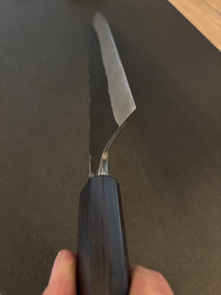 Catcheside custom gyuto, 220mm, spicy white Steel!!!
