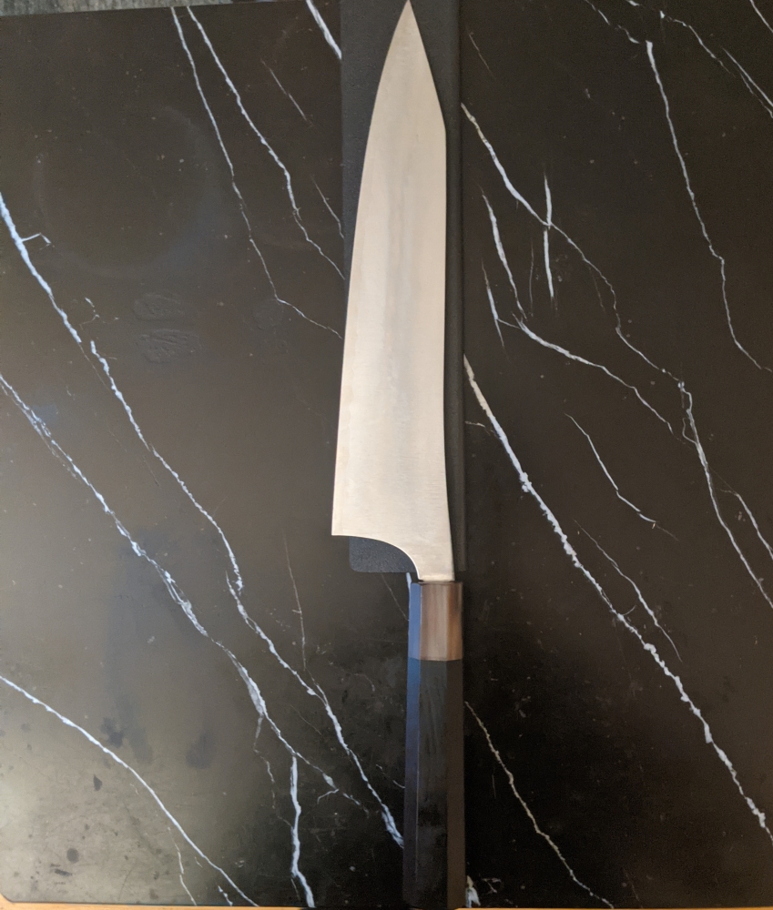Yu Kurosaki 240mm Gekko K-Tip Gyuto + Saya in HAP40