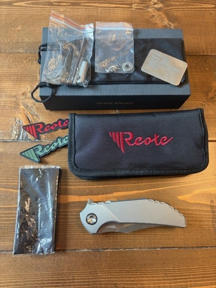 Reate Tiger Titanium Milling Stripe Pattern