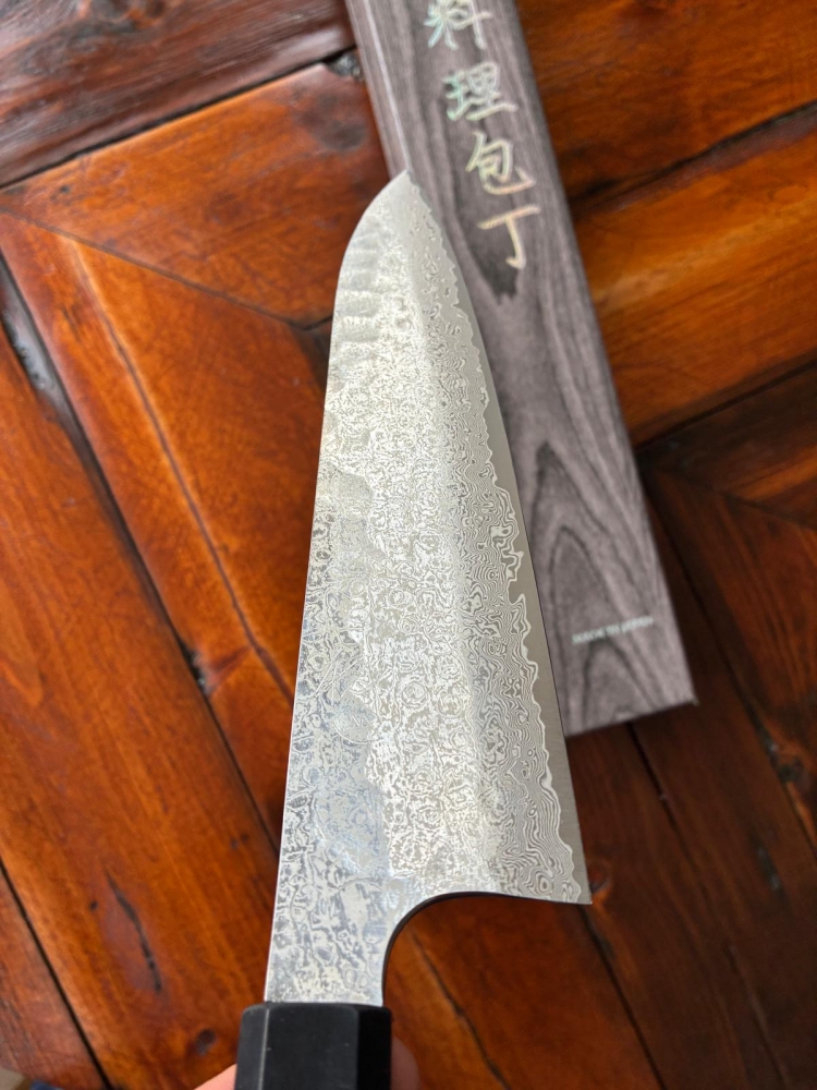 HATSUKOKORO - Yauji Yoshihiro GYUTO 210 / GINSAN DAMASCUS TSUCHIME 