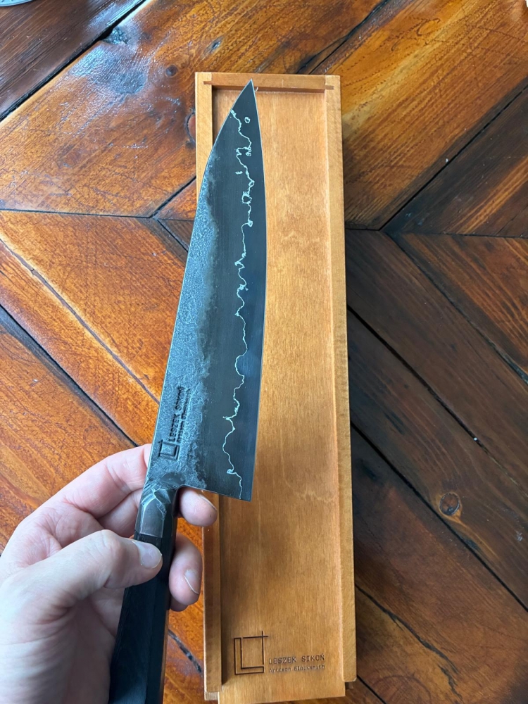 Leszek Sikoń San Mai Gyuto 200mm