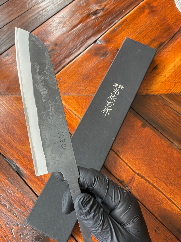 HAP-40 Santoku Black 180mm (7.1\") - BLADE