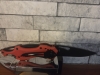 Tactical Red Drop-Point Folding Knife