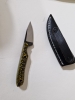 Premium Fixed-Blade Knife with Leather Sheath