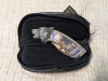 Franklin Mint Howling Timber Wolf Folding Knife 