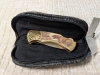 Franklin Mint Grizzly Bear Folding Knife 