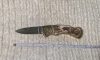 Franklin Mint Grizzly Bear Folding Knife 