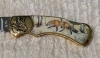 Franklin Mint Red Fox Folding Knife 