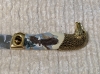 Franklin Mint Tiger Eye Eagle Folding Knife 