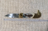 Franklin Mint Tiger Eye Eagle Folding Knife 