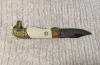 Franklin Mint Tiger Eye Eagle Folding Knife 