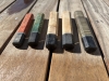 Bundle of Maple wood resin handles S, M and L