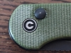 Civivi Elementum Button lock 1 Black, Olive Micarta (lightly used)