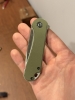 Civivi Elementum liner lock knife green micarta