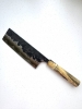 Manaka Hamono Kisuke Blue #2 Kurouchi Tsuchime Nakiri 165mm