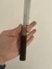 Takobiki Carbon with ebony white horn handle
