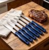 6 Pack multifunctional Slicing chopping knives also ideal for Steak.