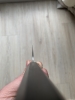 Nigara Hamono Santoku Aogami Super Migaki Tsuchime 180mm