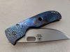 Tom Mayo Knives Custom Full Timascus Medium Covert TNT, One-Off Prototype