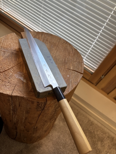 Sakai Kikumori Left handed yanagiba 270mm shirogami 2