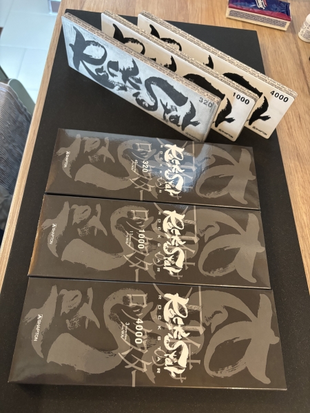 Shapton Rockstar Set., 320, 1000, 4000 grit!!!