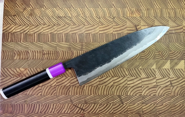 TALL - CUSTOM - 1 OF 10 ON EARTH - KYOHEI SHINDO BLUE #2 GYUTO