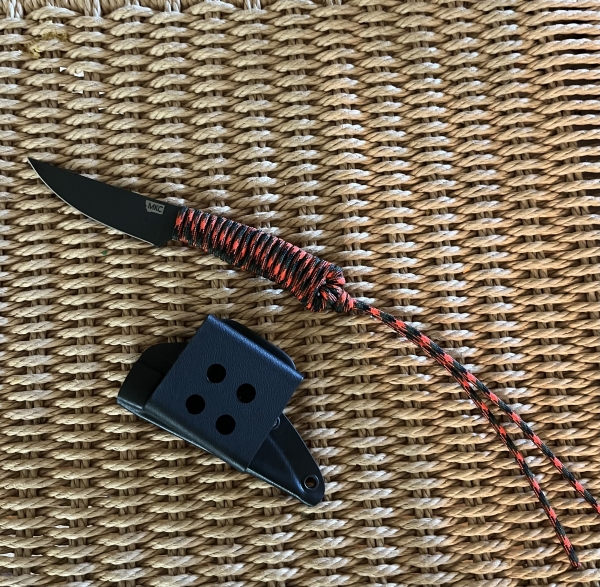 Montana Knife company Speedgoat - orange & black