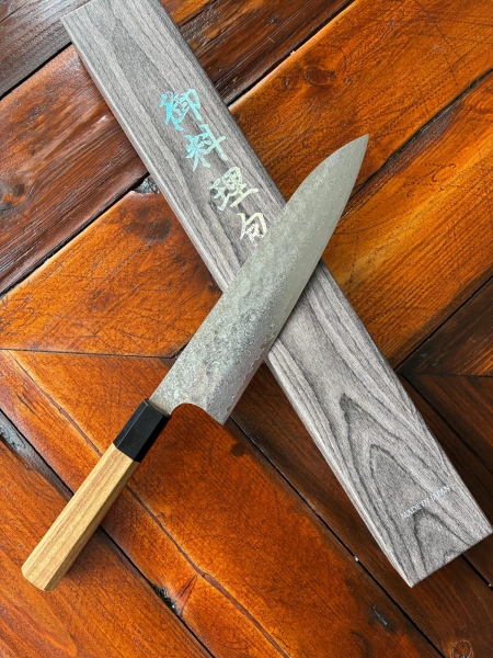 HATSUKOKORO - Yauji Yoshihiro GYUTO 210 / GINSAN DAMASCUS TSUCHIME 