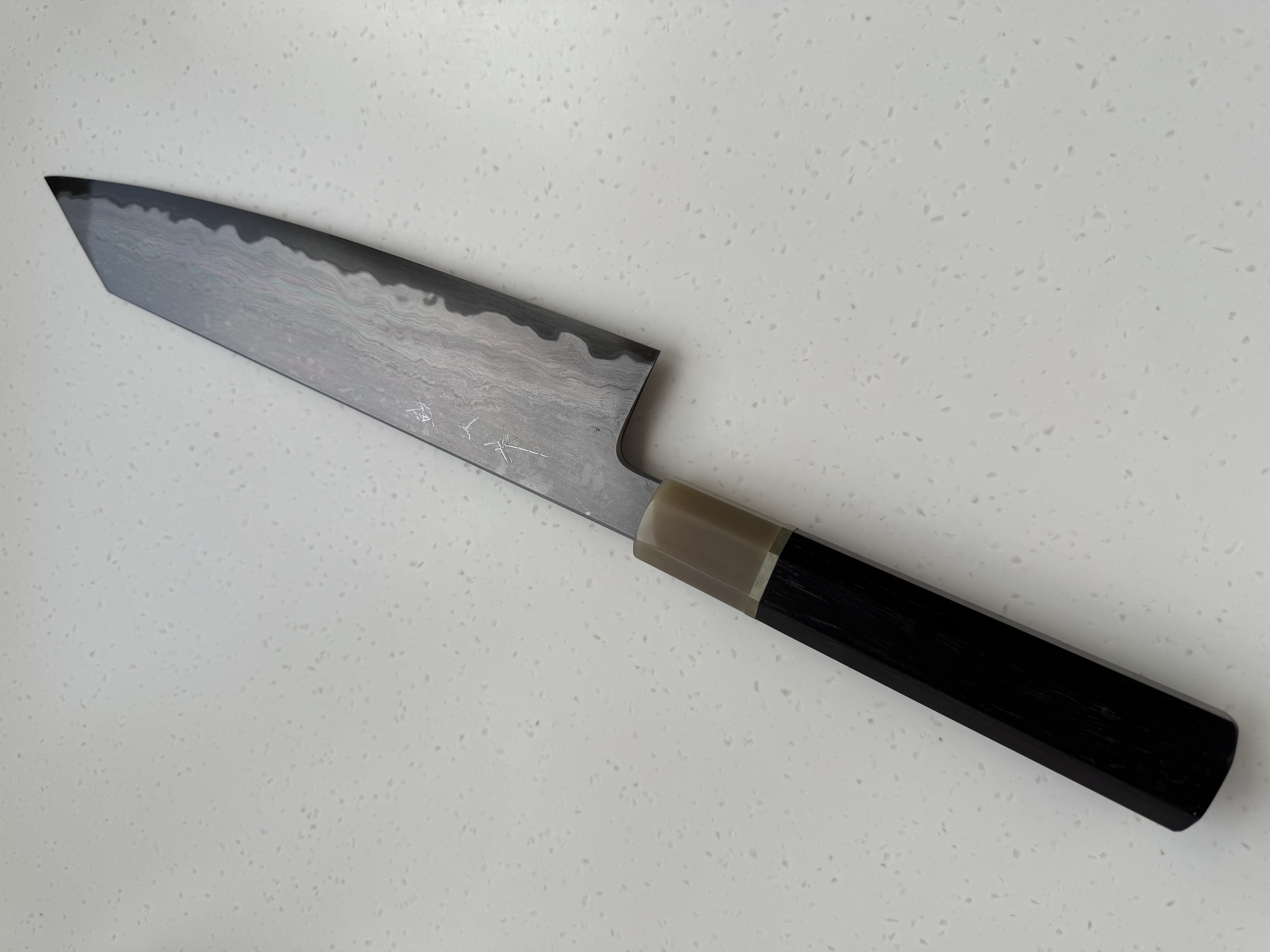 Tetsujin Blue #2 Metal Flow Kiritsuke Gyuto 240mm